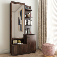 Meubles de maquillage en bois d'ingénierie au design moderne avec grand miroir et tiroir, vente directe d'usine pour salon et chambre à coucher