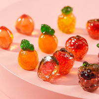 Permen Gummy Kupas Bentuk Buah Simulasi Grosir, Permen Jelly Buah Lunak yang Dapat Dikupas, Permen Lunak dalam Jumlah Besar, OEM Label Pribadi