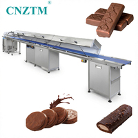 Machine industrielle d'enrobage au chocolat, nouvelle machine d'enrobage pour gâteaux, biscuits, snacks et aliments