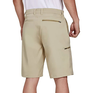 Pantalones cortos de golf chinos informales personalizados para hombre, pantalones cortos de golf de bloque de color de secado rápido al por mayor de calidad con patrón sólido - Product Image 2