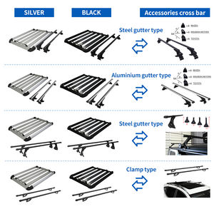Porte-bagages <span class=keywords><strong>de</strong></span> toit universel en aluminium + plastique monté sur <span class=keywords><strong>attelage</strong></span> d'accessoires automobiles 4X4 avec une capacité <span class=keywords><strong>de</strong></span> 75KGS - Product Image 5
