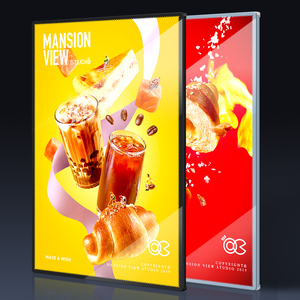 Khung đèn quảng cáo bằng nhôm A1/A2/A3/A4, hộp đèn kính cường lực siêu mỏng, khung đèn poster <span class=keywords><strong>LED</strong></span> dành cho doanh nghiệp - Product Image 1