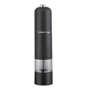 Utensilios de Cocina, Molinillo de Sal y Pimienta Eléctrico Automático con Núcleo de Cerámica Metálica, Ajustable y Portátil, Juego de Molinillos de Especias - Product Image 4