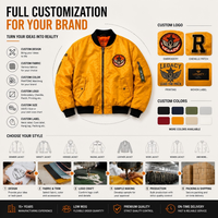 Blouson Bomber Homme Personnalisé en Nylon, Blouson Aviateur en Satin, Veste Streetwear, Blouson Universitaire Marque Privée, OEM Écologique Respirant