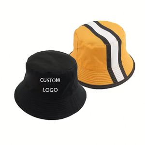 Casquette de pêcheur réversible en coton et polyester personnalisée pour adultes et enfants, avec étiquette privée sur mesure - Product Image 2