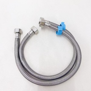 Tuyau flexible double extrémité en acier inoxydable Omuyu 60cm 80cm 100cm 120cm 150cm 200cm pour lavabo et robinet d'évier de cuisine - Product Image 3