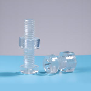 Vis et écrous en plastique transparent en acrylique pour PC, à tête Phillips, M3 M4 M5 M6 - Product Image 4