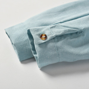 Vêtements pour enfants, chemises à manches longues pour hommes, ensembles de pantalons kaki pour bébés garçons, vente en gros - Product Image 4