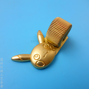 Clip à ressort en métal créatif de 45 mm en alliage de zinc, accessoire de papeterie pour carnet et cadeau - Product Image 1