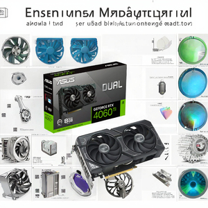 การ์ดจอเกมมิ่ง GeForce RTX 4060 Ti 8GB GDDR6 รุ่นที่ 4 พร้อม Tensor Cores รองรับพัดลม 9 ตัว สำหรับ 9 Fan DUAL RTX 4060 TI 8G - Product Image 4