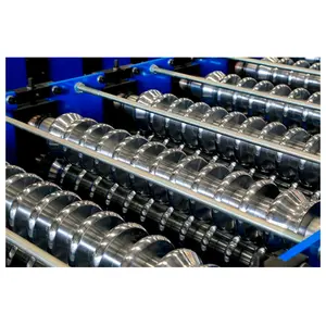 Wellpappe-Rollmaschine Blechdruck China Welldachblechherstellungs- und Formmaschine für yX16-80 765/1040 Profil