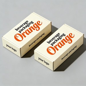 Scatola Riciclabile per Succhi di Frutta (Beige, Arancione, Pesca, Mela) e Acqua Frizzante di Alta Qualità, con Inchiostro di Soia, in Cartone Ondulato, Confezione da 1, <span class=keywords><strong>2</strong></span> o <span class=keywords><strong>3</strong></span> Birre - Product Image 2