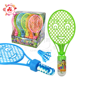 Phim hoạt hình nhựa cầu lông vợt, Vợt Tennis đồ chơi với núm vú Lollipop kẹo - Product Image 1