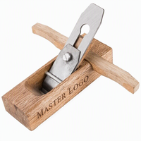 Raboteuse manuelle en bois pour bricolage domestique, angle de coupe 45°, lame en acier 65Mn, raboteuse courte de charpentier pour le travail du bois et le dégrossissage