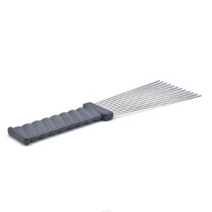 Peine africano cepillo de pelo recto pequeños peines de Piojos de Metal Afro para uso doméstico herramienta de peluquería láser con mango de plástico - Product Image 2