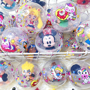 Sıcak 75mm çoklu renk Mini kapsül oyuncak PVC Anime figürü otomat Gashapon kapsül oyuncaklar pençe makinesi için uygun - Product Image 2