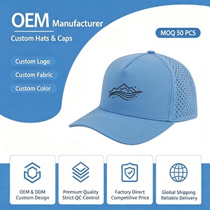 Hot Sale Unisex 6 Panels Snapback Caps Quick Dry Breathable Polyester Outdoor Waterproof Sports Cap <b>Leaf</b> Pattern Performance - Product Image 1
