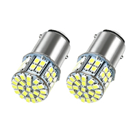Ampoules LED 1156 BA15S 1157 SMD 50 LED 1206 pour voiture, BAY15D P21W, éclairage automobile, style automobile, DC12V