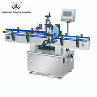 Machine d'étiquetage automatique de bouteilles IPS-L401A + Applicateur d'étiquettes adhésives de haute précision (+0,1 mm)