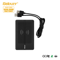 Módulo Lector/Escritor de Plástico Impermeable de Doble Frecuencia 125KHz EM 13.56MHz Lector de Tarjetas Sin Contacto Mifare