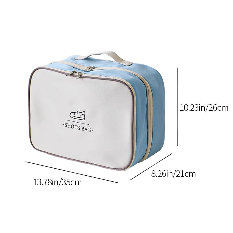 Bleu ciel - Chaussure simple grande taille à motif trois couches