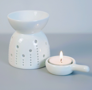 เตาเซรามิกสำหรับอโรมาเธอราพี ที่วางเทียนหอม ที่หลอมขี้ผึ้งหอม เตาเซรามิกสำหรับน้ำมันหอมระเหย ของตกแต่งบ้าน - Product Image 3