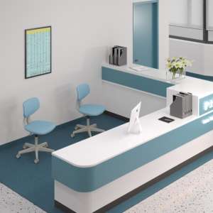 Sedia da ufficio medico laboratorio ESD sedia dentale in plastica sgabello medico regolabile in pelle ESD laboratorio Spa sedia a rotelle - Product Image 2