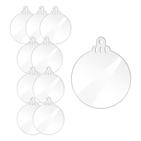 Cercles Acryliques Découpe Laser Personnalisée, Disques Vierges Ronds en Plexiglas Transparent avec Trou