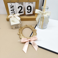 Ruban en satin de luxe personnalisé en gros avec nœud torsadé pré-fait pour sacs, bouteilles, emballages cadeaux, paniers de mariage, gâteaux, anniversaires, Halloween