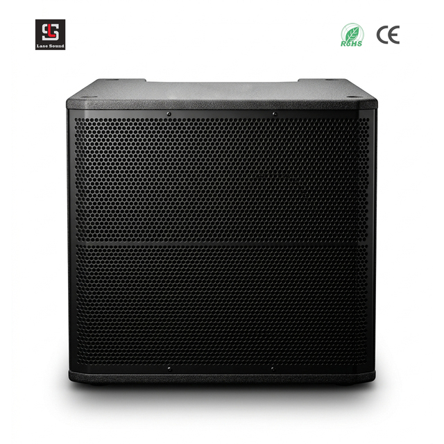 Professional 18 Inch Powered Subwoofer Active Stage Concert Speaker with Germany DSP FIR 2400W Amplifier