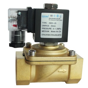 Vanne solénoïde en laiton COVNA 2W31, deux positions, deux voies, pour l'eau et l'huile - Caractéristiques : contrôle d'arrêt rapide unidirectionnel - Product Image 2