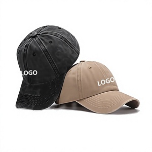 Casquette de baseball unisexe vintage en coton lavé, style décontracté, avec logo brodé personnalisé, pour homme et femme, vente en gros - Product Image 1