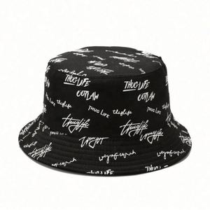 Chapeau Bob Personnalisé avec Logo Dessin Animé, Prix de Gros, Tendance, Unisexe, Réversible, pour Pêche et Protection Solaire en Extérieur - Product Image 5