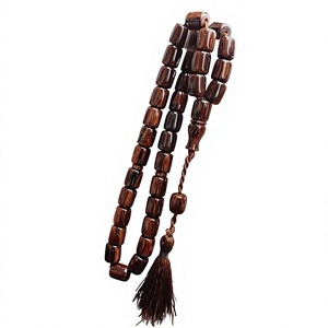 Vente en gros de perles de prière rondes en résine écologiques faites à la main, Tasbeeh islamique musulman, Misbaha, cadeau religieux - Product Image 3