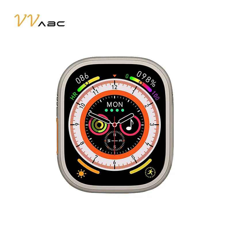 VV9 ULTRA2 customization OLED heart rate monitor fitness tracker AI smart watch AI creation reloj intelligent watches 8 factory