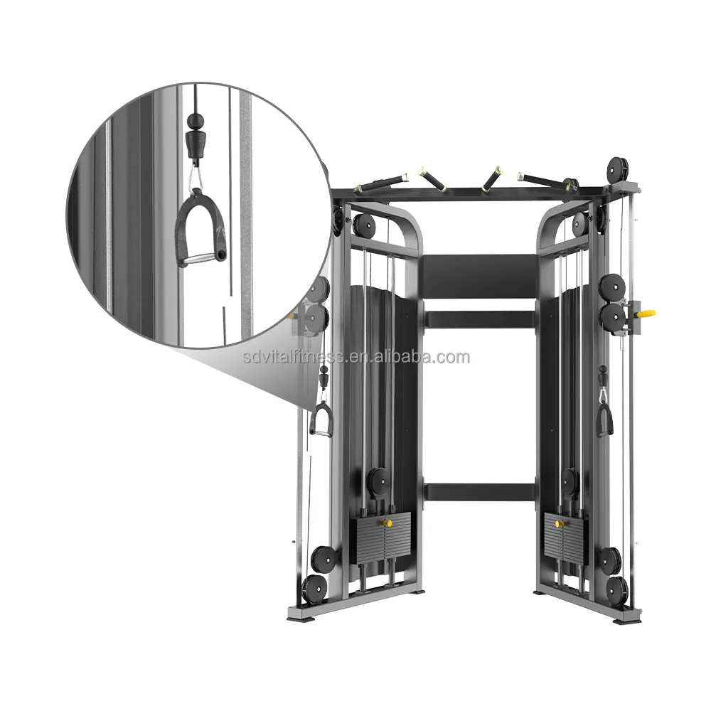 Grosir komersial mesin besi multifungsi burung mesin Fitness Gym peralatan Squat rak komersial mesin Smith