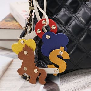 YY Faux Leather <b>Bag</b> Pendant Gift for the New Year of the Horse Handbag <b>Charm</b> Lucky Horse Pendant - Product Image 4