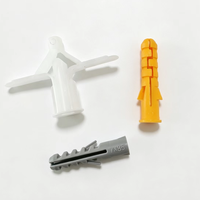 Cheville murale en plastique, cheville en plastique pour montage de construction