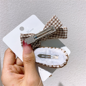 Fermaglio per capelli con fiocco Vintage per bambini accessori per capelli con stampa floreale per ragazze bambini Toddlers Baby Teens - Product Image 5