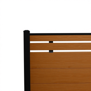 Clôture co-extrudée anti-corrosion en bois pour terrasse, jardin, cour extérieure, clôture en bois-plastique pour petite cour, mur de clôture et <span class=keywords><strong>piquet</strong></span> - Product Image 6