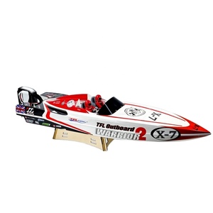 Bateau <span class=keywords><strong>RC</strong></span> professionnel de grande taille avec <span class=keywords><strong>moteur</strong></span> sans balais 35" TFL Hobby 1148 Warrior Racing Mono, coque en fibre de verre, hélice en laiton à 2 pales - Product Image 3