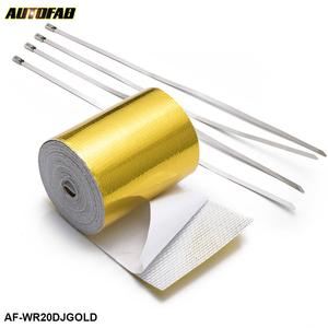 AUTOFAB-<span class=keywords><strong>2</strong></span> "x5 Metro reflejar-un-oro cinta de rendimiento de protección de calor/cinta de barrera AF-WR20DJGOLD - Product Image 1