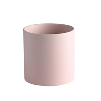 Pot de fleurs en céramique émaillée de style européen, ensemble créatif de plateaux circulaires pour plantes vertes, jardin d'intérieur, simple, personnalisé, écologique