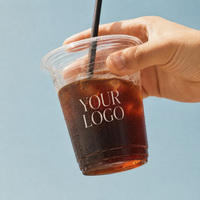 Gobelets en plastique PP transparents de 32 oz en gros avec couvercles plats pour boissons, milkshakes et bubble tea