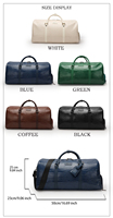 Sac de voyage BLU en cuir de crocodile pour homme, sac de sport, sac de week-end, sac de voyage personnalisé en cuir