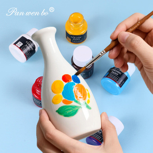 Pintura Líquida para Cerámica al por Mayor, 25 ml, 24 Colores, Pintura para Porcelana, Pigmentos Ricos para Pintar tu Propia Cerámica, Pintura para Cerámica para Manualidades - Product Image 6