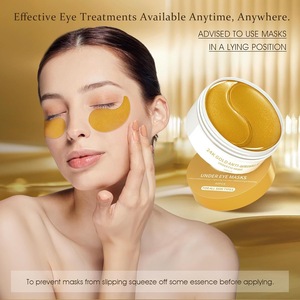 Mascarillas Faciales Doradas Naturales Puras que Hidratan, Refinan los Poros, Reafirman la Piel, Reducen las Líneas Finas, las Ojeras y la Hinchazón - Product Image 2