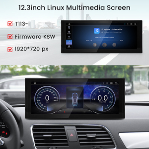 HFmidia 2026 ระบบลินุกซ์ใหม่ 10.25 นิ้ว หน้าจอ 12.3 นิ้ว สำหรับ Audi Q3 ปี 2013-2018 เครื่องเล่นวิดีโอในรถยนต์ CarPlay อัตโนมัติ - Product Image 6