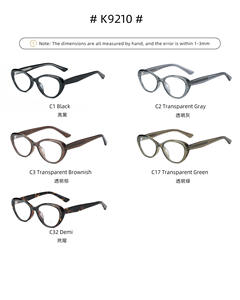 Nouvelles Montures de Lunettes Papillon Grandes et Tendance pour Femme, Design de Marque, Lunettes Optiques <span class=keywords><strong>Myopie</strong></span> en TR90 - Product Image 2