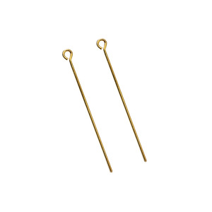 Accesorio Hecho a Mano, Plata S925, Aguja en Forma de T de 9 Letras, Bola Larga y Gruesa de 0.45mm, Material de 3mm, Tamaño 1558 - Product Image 5